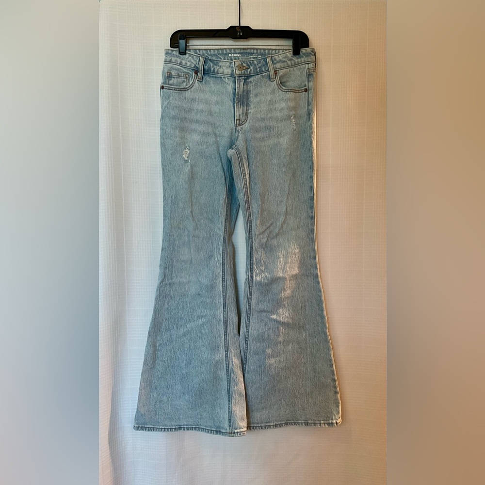 Old Navy Light Blue Wide Leg Jeans